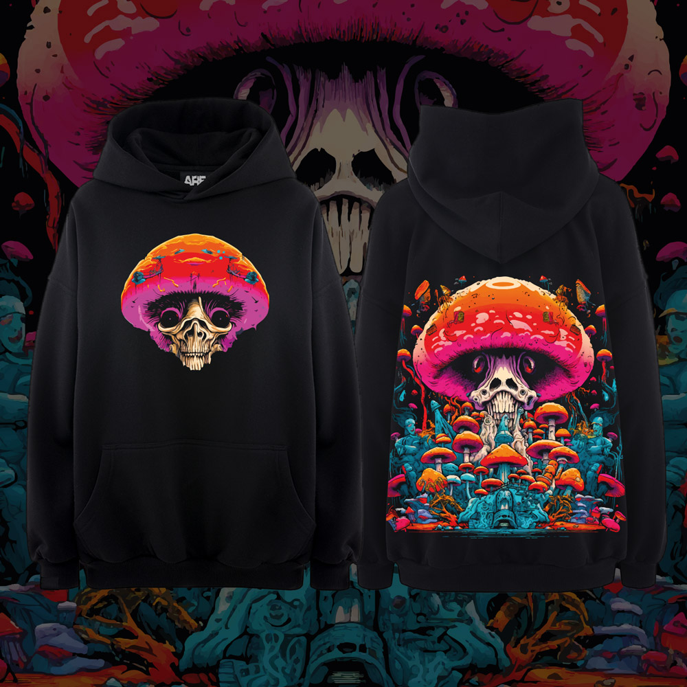 Unisex mikina Mushroom Castle Výprodej ! +